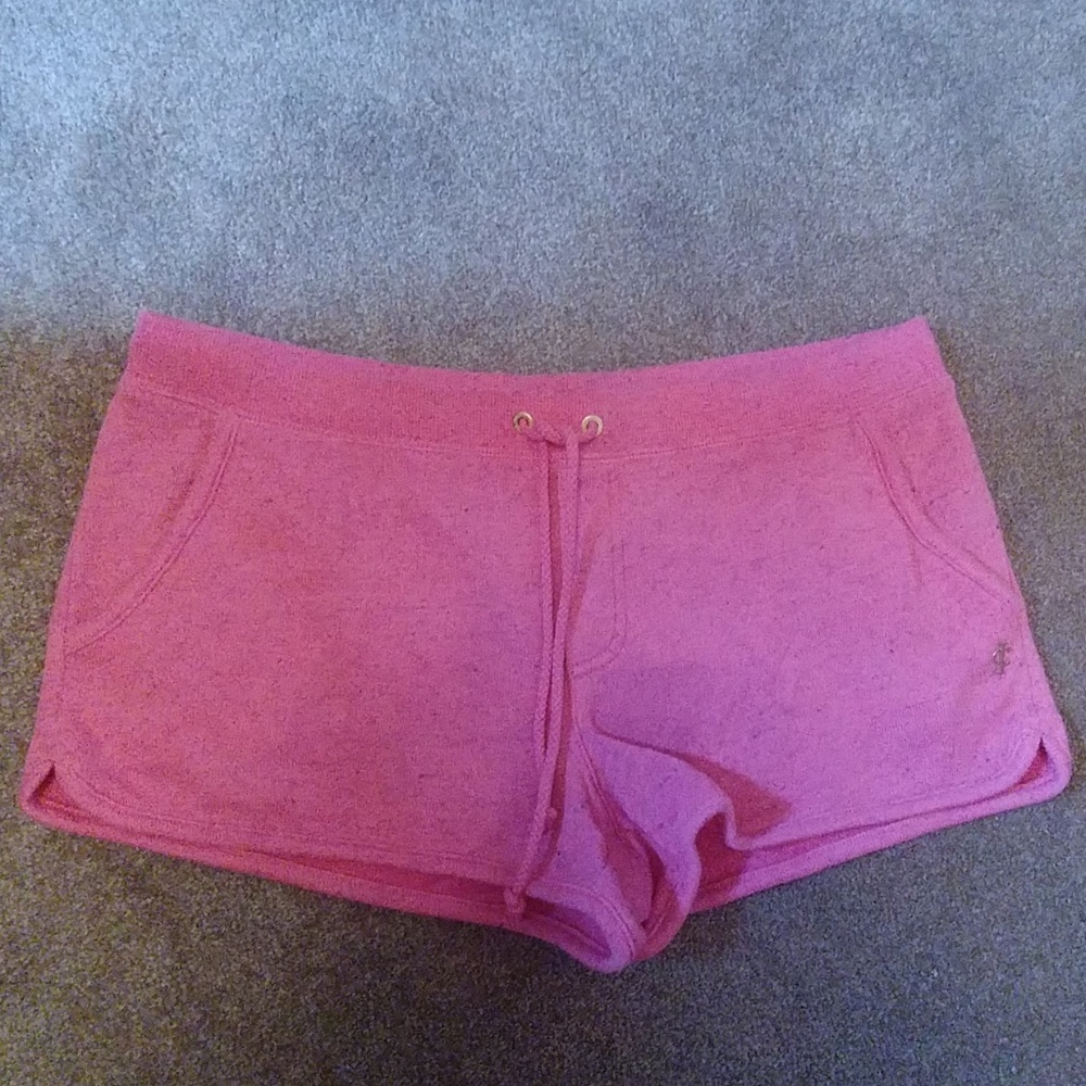 brand new Juicy Couture pink sweatshirt shorts